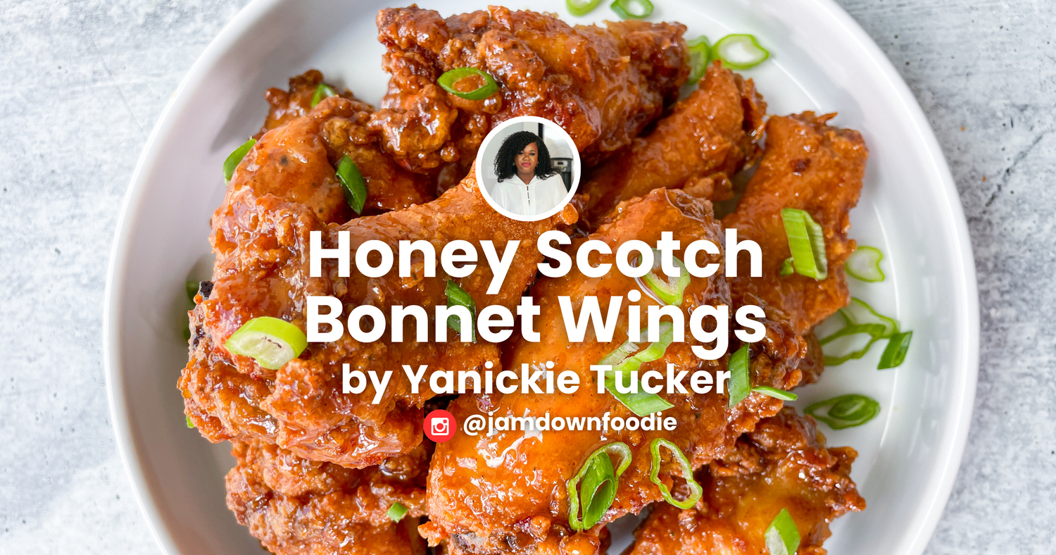 Honey Scotch Bonnet Wings by Yanikie Turner