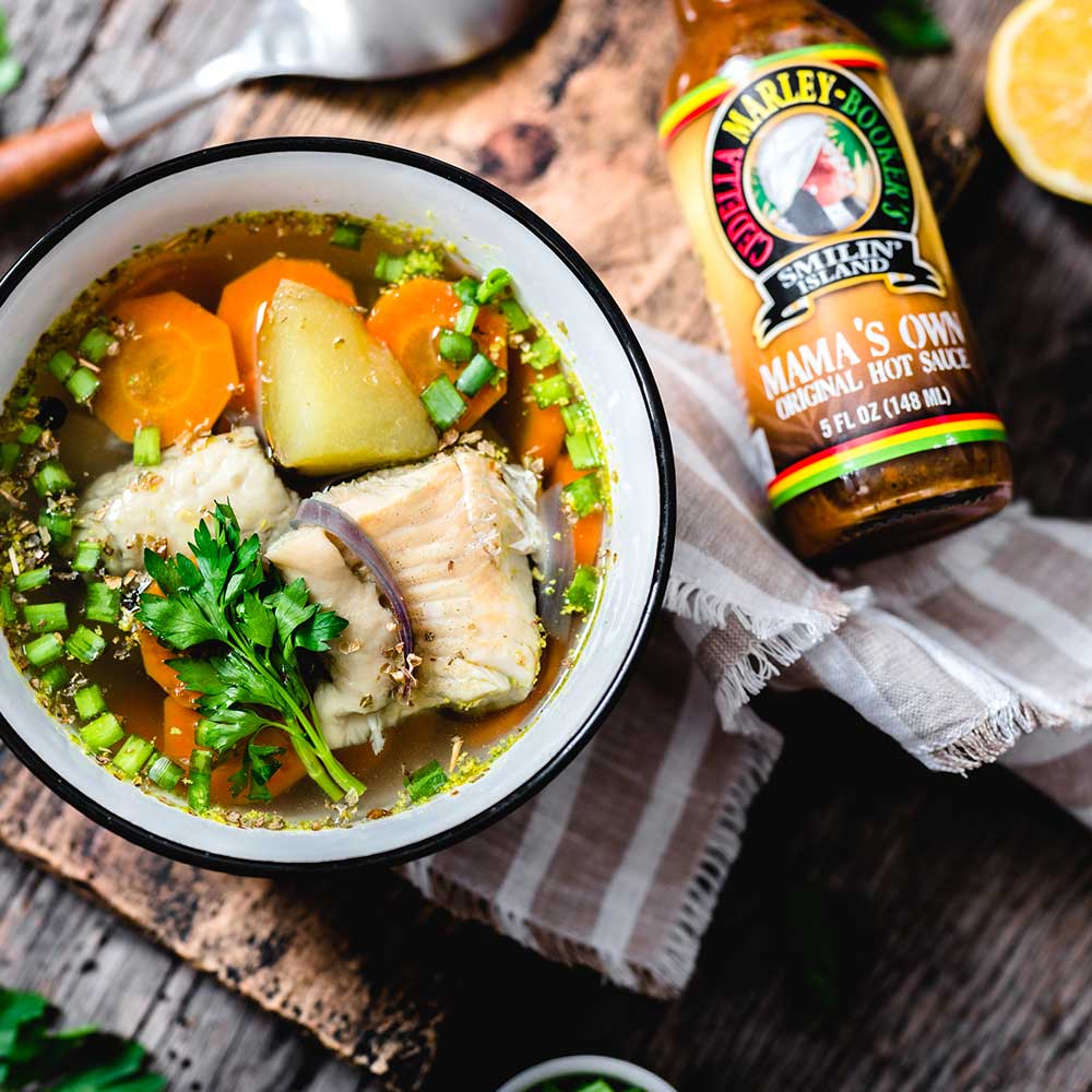 Fish Tea | Smilin Island's Hot Sauces by Cedella Marley Booker