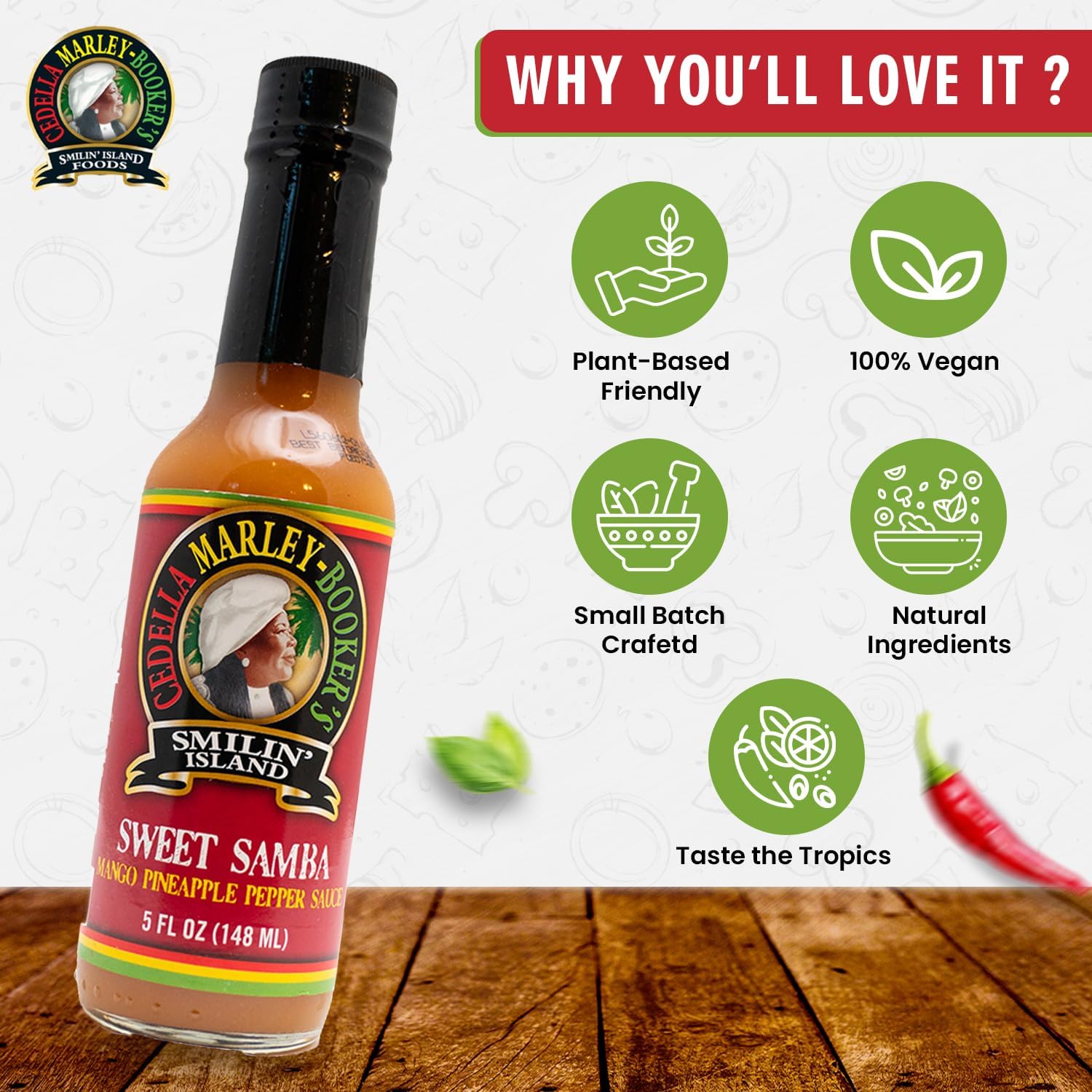 Sweet Samba Mango Pineapple Pepper Sauce