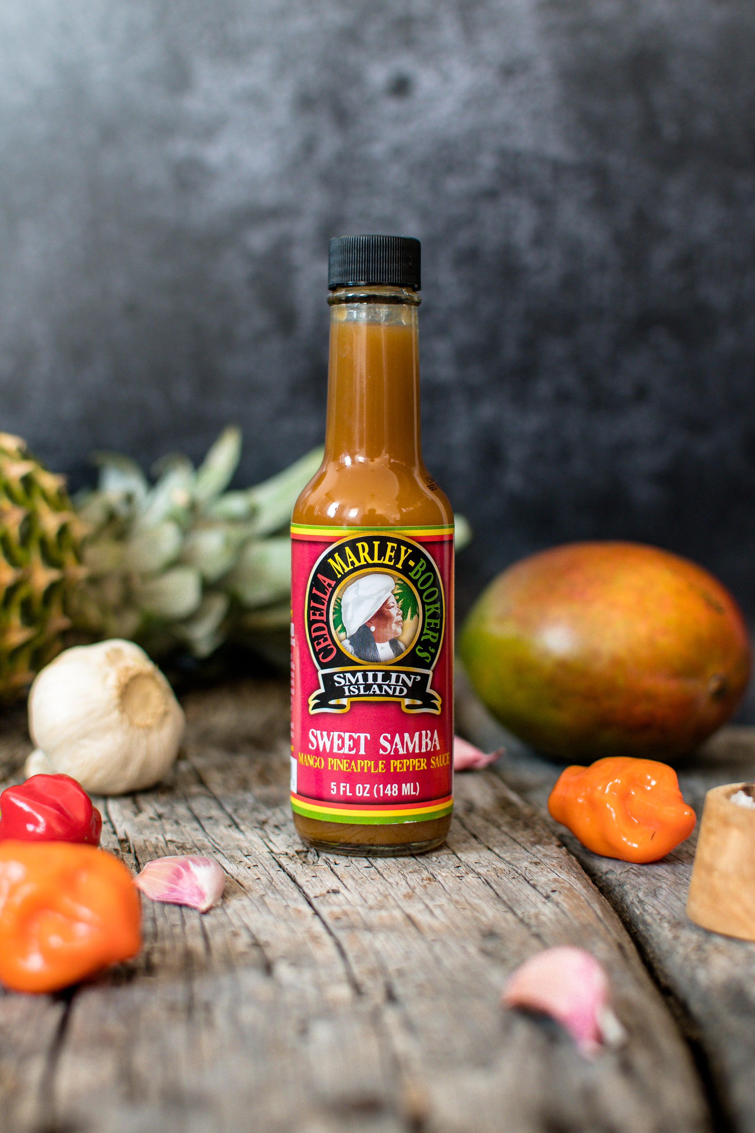 Sweet Samba Pineapple Mango Habanero Hot Sauce – Mild, 5 oz