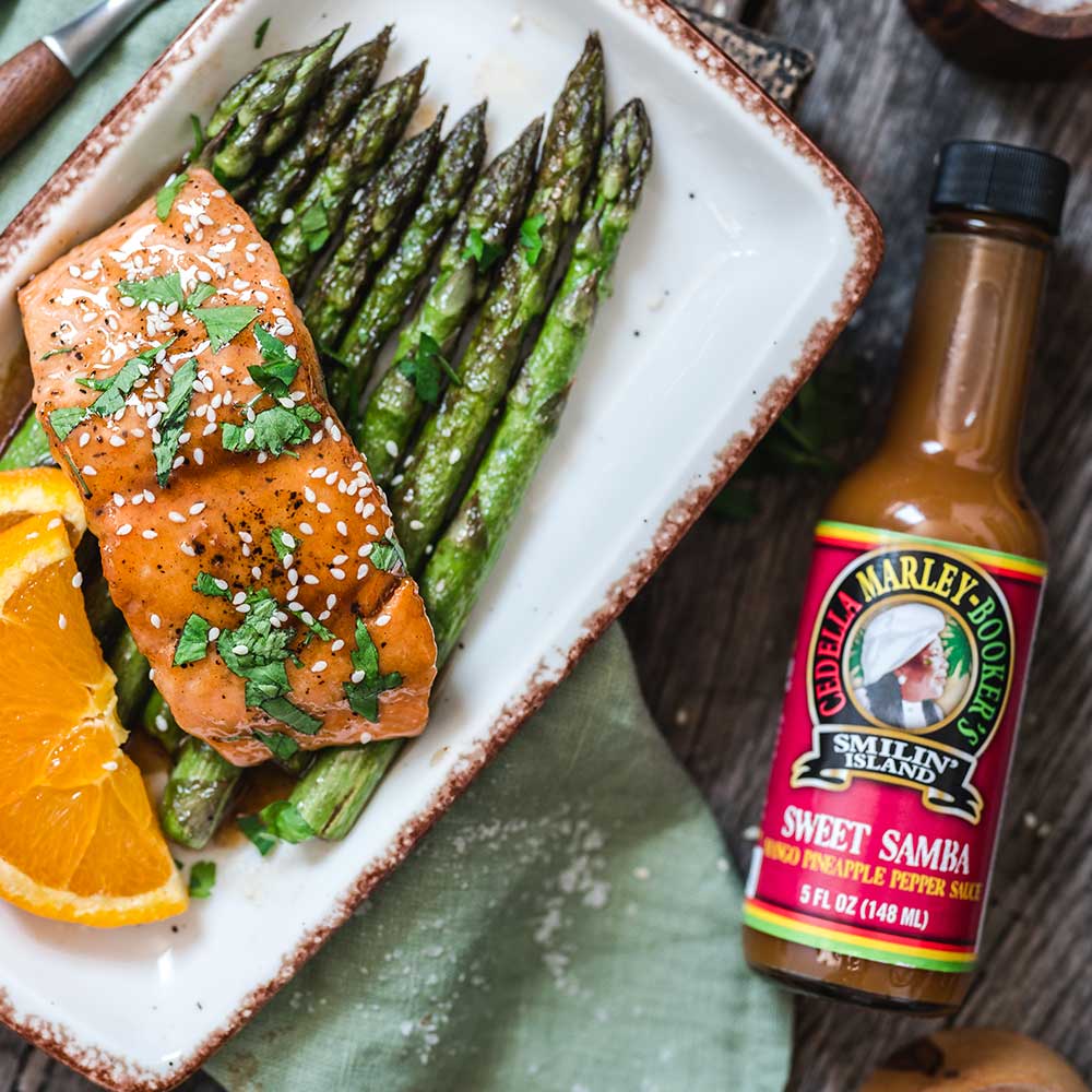Glazed Salmon and Asparagus