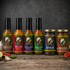Smilin Island six-pack with four hot sauces and two Caribbean seasonings