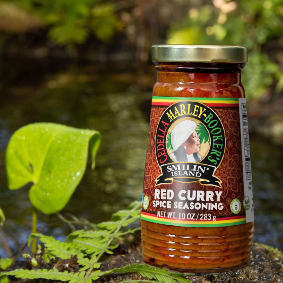 Smilin Island Red Curry Seasoning | Caribbean Spice Blend, Vegan & Gluten Free, No MSG, Non-GMO (10oz)