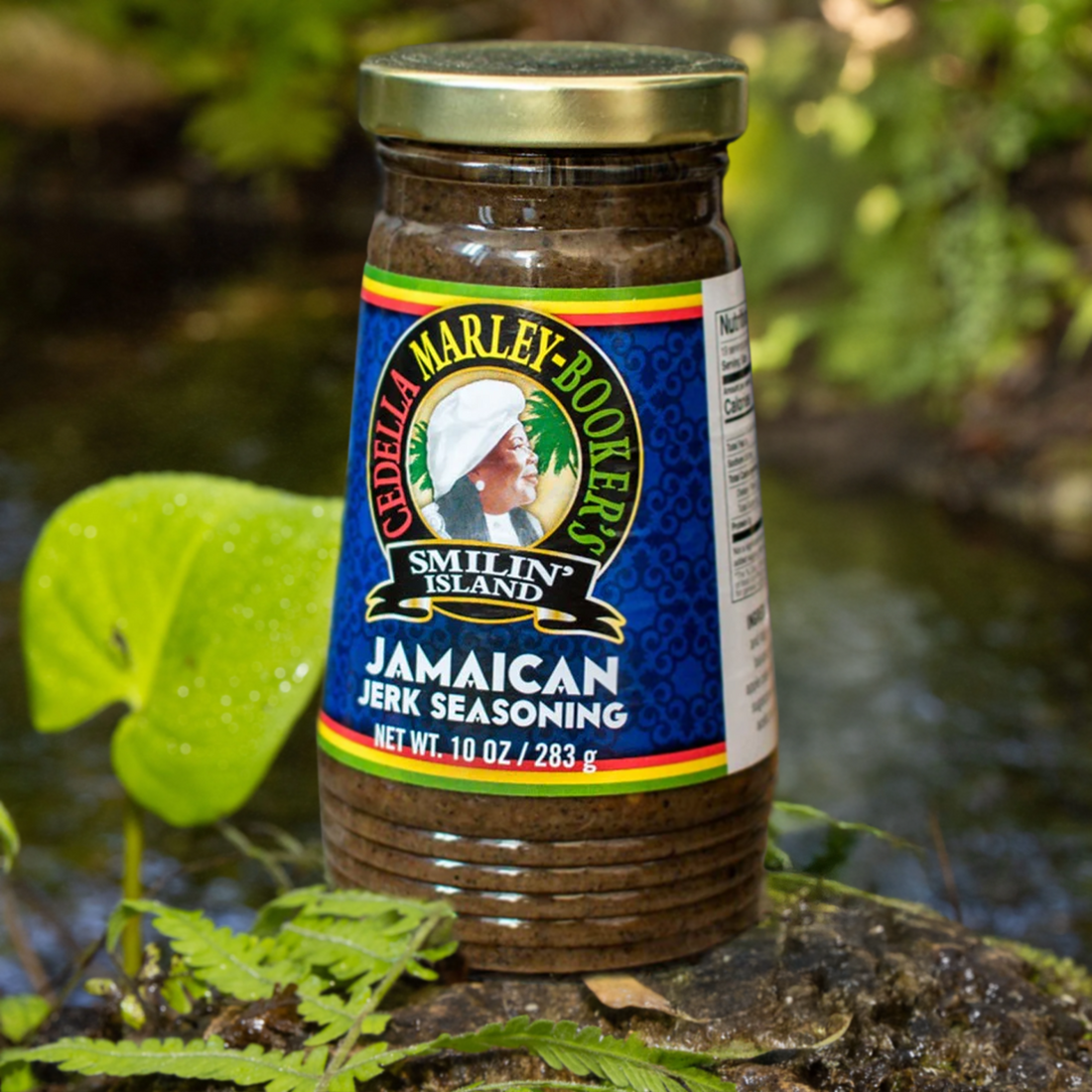 Smilin Island Jamaican Jerk Seasoning, Spicy Caribbean Marinade with Scotch Bonnet, 10 oz, Vegan & Gluten-Free