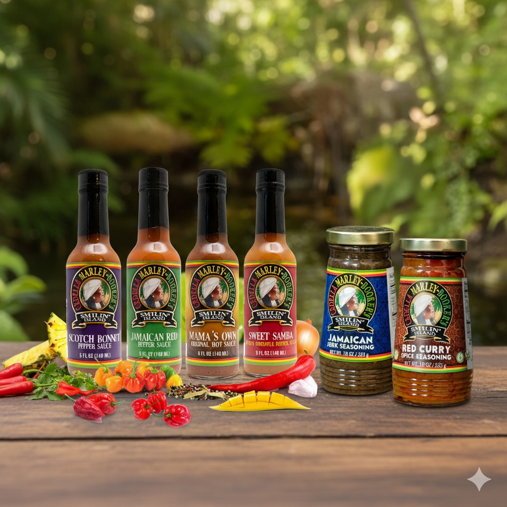 Smilin Island Deluxe Flavor Bundle – 6-Pack (4 Sauces + 2 Seasonings)