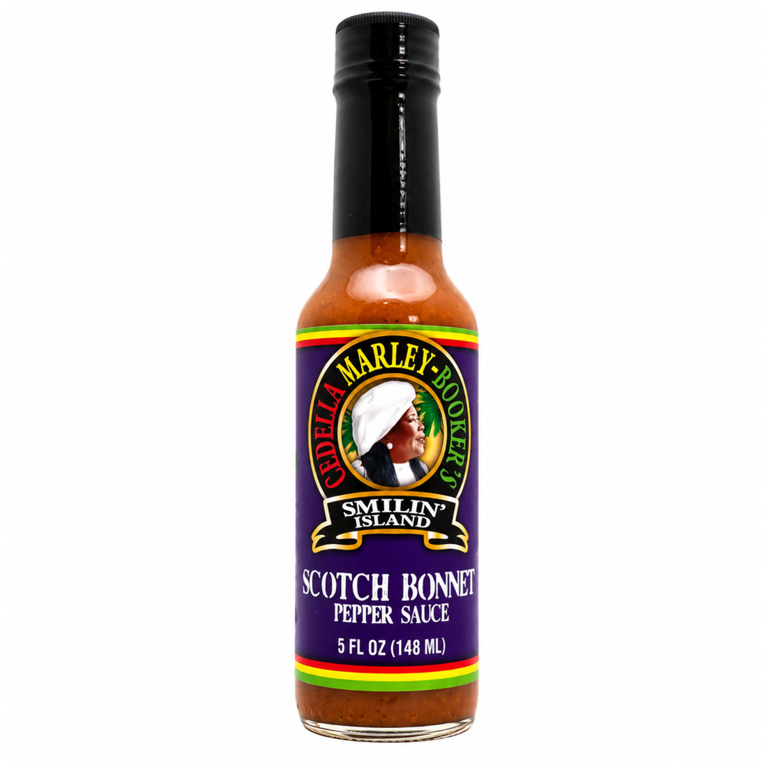 Scotch Bonnet &amp; Ghost Pepper Hot Sauce – Caribbean Style, 5 oz