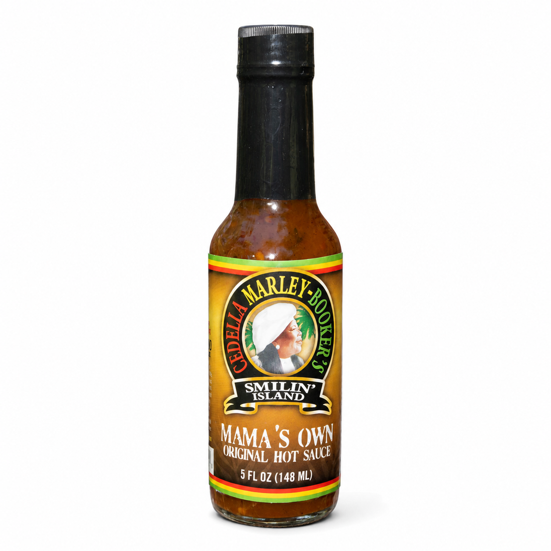 Mama’s Own Original Jamaican Hot Sauce on white background
